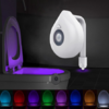 LED WC Nachtlicht mit Bewegungs-sensor Automatik 8 Farben wählbar
