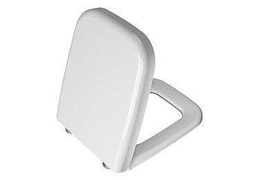 WC Sitz Vitra Shift Weiß/Hochglanz ohne Absenkautomatik abnehmbar wählbar mit Nano Beschichtung