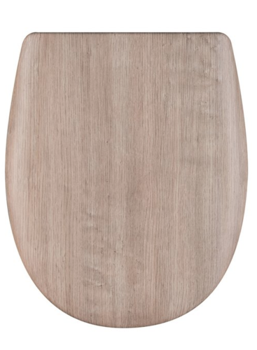 Olfa WC Sitz Ariane Baltik Oak Holzdekor abnehmbar Nano Beschichtung wählbar