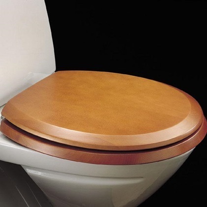 WC Sitz passend Gala Elia Holz Standard kirschbaum wählbar mit Nano Beschichtung